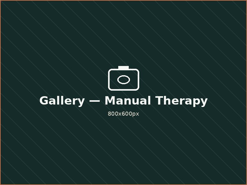 Manual therapy session at a Thamel physiotherapy clinic